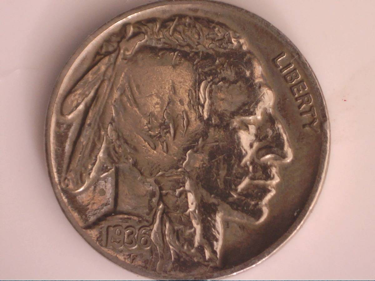 Saying-Hello.-Sharing-Pocket-Find.-1936-Buffalo-Nickel